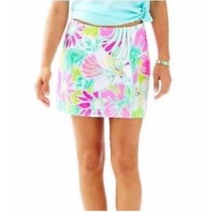 Lilly Pulitzer Jasmine on Flamingo Mini Skirt